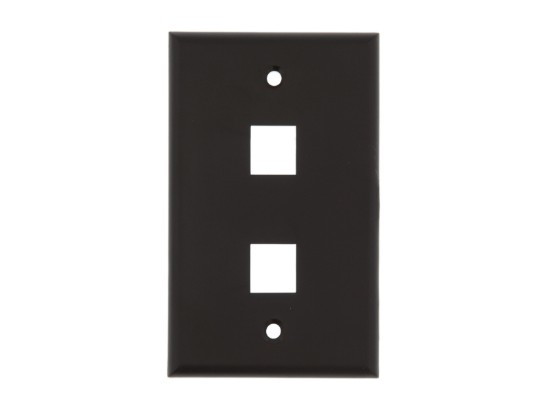 Picture of 2-Port Single-Gang Keystone Faceplates