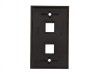 Picture of 2-Port Single-Gang Keystone Faceplates