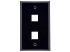 Picture of 2-Port Single-Gang Keystone Faceplates